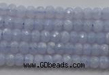 CRB123 15.5 inches 2.5*4mm faceted rondelle blue lace agate beads