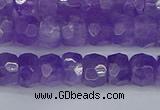 CRB1275 15.5 inches 5*8mm faceted rondelle lavender amethyst beads