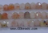 CRB1869 15.5 inches 2*3mm faceted rondelle sunstone beads