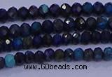 CRB1906 15.5 inches 2*3mm faceted rondelle chrysocolla & turquoise beads