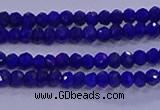 CRB1909 15.5 inches 2*3mm faceted rondelle lapis lazuli beads