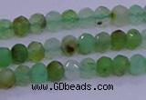 CRB1916 15.5 inches 2.5*4mm faceted rondelle Australia chrysoprase beads