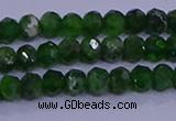 CRB1921 15.5 inches 2*3mm faceted rondelle diopside beads