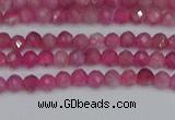 CRB1935 15.5 inches 2*3mm faceted rondelle pink tourmaline beads