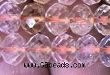 CRB1950 15.5 inches 6*8mm faceted rondelle citrine gemstone beads