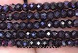 CRB1997 15.5 inches 2*3mm faceted rondelle black spinel beads