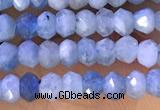 CRB2222 15.5 inches 2*3mm faceted rondelle aquamarine beads