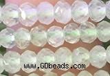 CRB2258 15.5 inches 3*4mm faceted rondelle prehnite beads