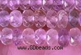 CRB2280 15.5 inches 3.5*5mm faceted rondelle mixed quartz beads