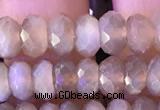 CRB2283 15.5 inches 4*7mm faceted rondelle moonstone beads