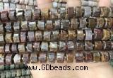 CRB2306 15.5 inches 8mm - 9mm faceted tyre pietersite beads