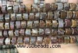 CRB2307 15.5 inches 10mm - 11mm faceted tyre pietersite beads