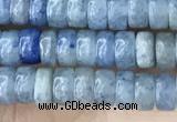 CRB2553 15.5 inches 2*4mm heishi blue aventurine beads wholesale