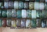 CRB2560 15.5 inches 2*4mm heishi Indian agate beads wholesale