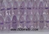 CRB262 15.5 inches 5*12mm rondelle amethyst gemstone beads