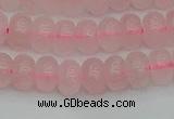 CRB2801 15.5 inches 5*8mm rondelle rose quartz beads wholesale