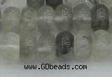 CRB2807 15.5 inches 6*10mm rondelle cloudy quartz beads wholesale