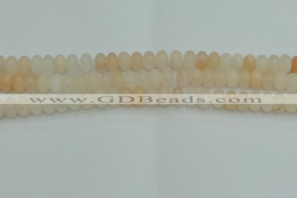 CRB2817 15.5 inches 6*10mm rondelle pink aventurine beads