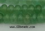 CRB2822 15.5 inches 6*10mm rondelle green aventurine beads