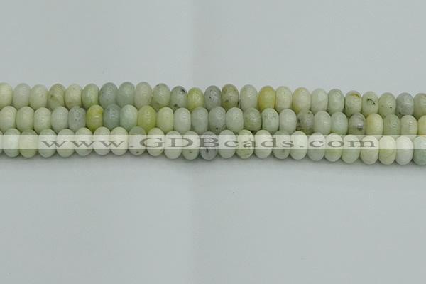 CRB2827 15.5 inches 6*10mm rondelle jade beads wholesale