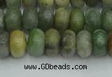 CRB2832 15.5 inches 6*10mm rondelle jade gemstone beads