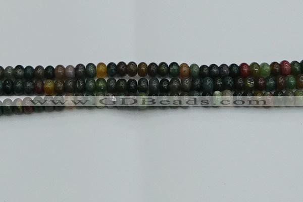 CRB2866 15.5 inches 5*8mm rondelle Indian agate beads