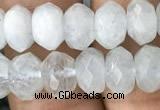 CRB3005 15.5 inches 5*8mm faceted rondelle aquamarine beads