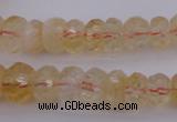 CRB302 15.5 inches 5*8mm - 10*14mm faceted rondelle citrine beads