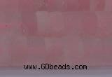 CRB311 15.5 inches 8*12mm tyre matte rose quartz beads wholesale