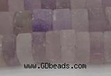 CRB315 15.5 inches 8*12mm tyre matte amethyst gemstone beads