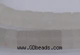 CRB316 15.5 inches 8*12mm tyre white crystal gemstone beads