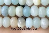 CRB4036 15.5 inches 4*6mm rondelle amazonite beads wholesale