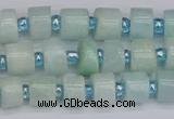 CRB530 15.5 inches 5*8mm tyre Chinese amazonite beads wholesale