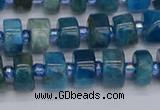 CRB536 15.5 inches 5*8mm tyre apatite gemstone beads wholesale