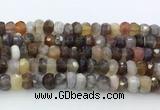 CRB5627 15.5 inches 4*7mm - 5*8mm faceted rondelle Botswana agate beads