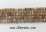 CRB5651 15.5 inches 5*8mm-6*10mm faceted rondelle moonstone beads wholesale