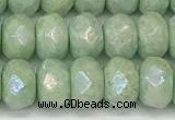 CRB5706 15 inches 5*8mm faceted rondelle AB-color jade beads