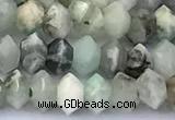 CRB5748 15 inches 2*3mm faceted emerald beads