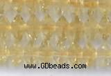 CRB5770 15 inches 3*4mm faceted citrine beads