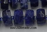 CRB585 15.5 inches 8*18mm faceted rondelle sodalite beads