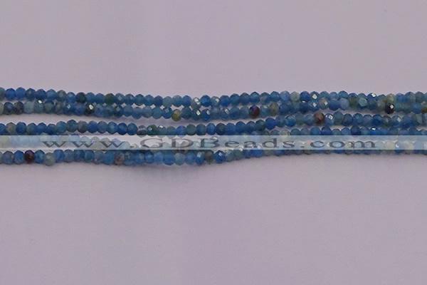 CRB700 15.5 inches 2*3mm faceted rondelle apatite gemstone beads