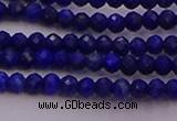 CRB701 15.5 inches 2*3mm faceted rondelle lapis lazuli beads