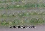 CRB722 15.5 inches 3*4mm faceted rondelle prehnite gemstone beads