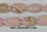 CRC1010 15.5 inches 8*10mm oval rhodochrosite gemstone beads