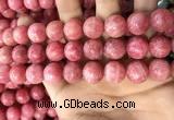 CRC1052 15.5 inches 14mm round rhodochrosite beads wholesale