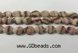 CRC1083 15.5 inches 15*20mm flat teardrop rhodochrosite beads