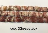 CRC1102 15.5 inches 18*25mm rectangle rhodochrosite beads