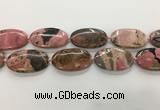 CRC1168 15.5 inches 30*50mm oval rhodochrosite gemstone beads