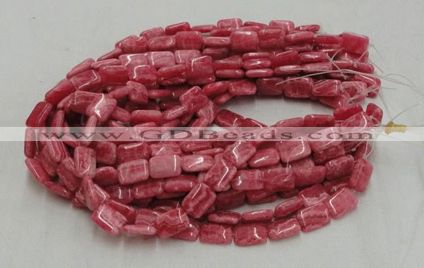 CRC16 16 inches 10*14mm rectangle rhodochrosite beads wholesale