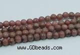 CRC200 16 inches 4mm round rhodochrosite gemstone beads wholesale